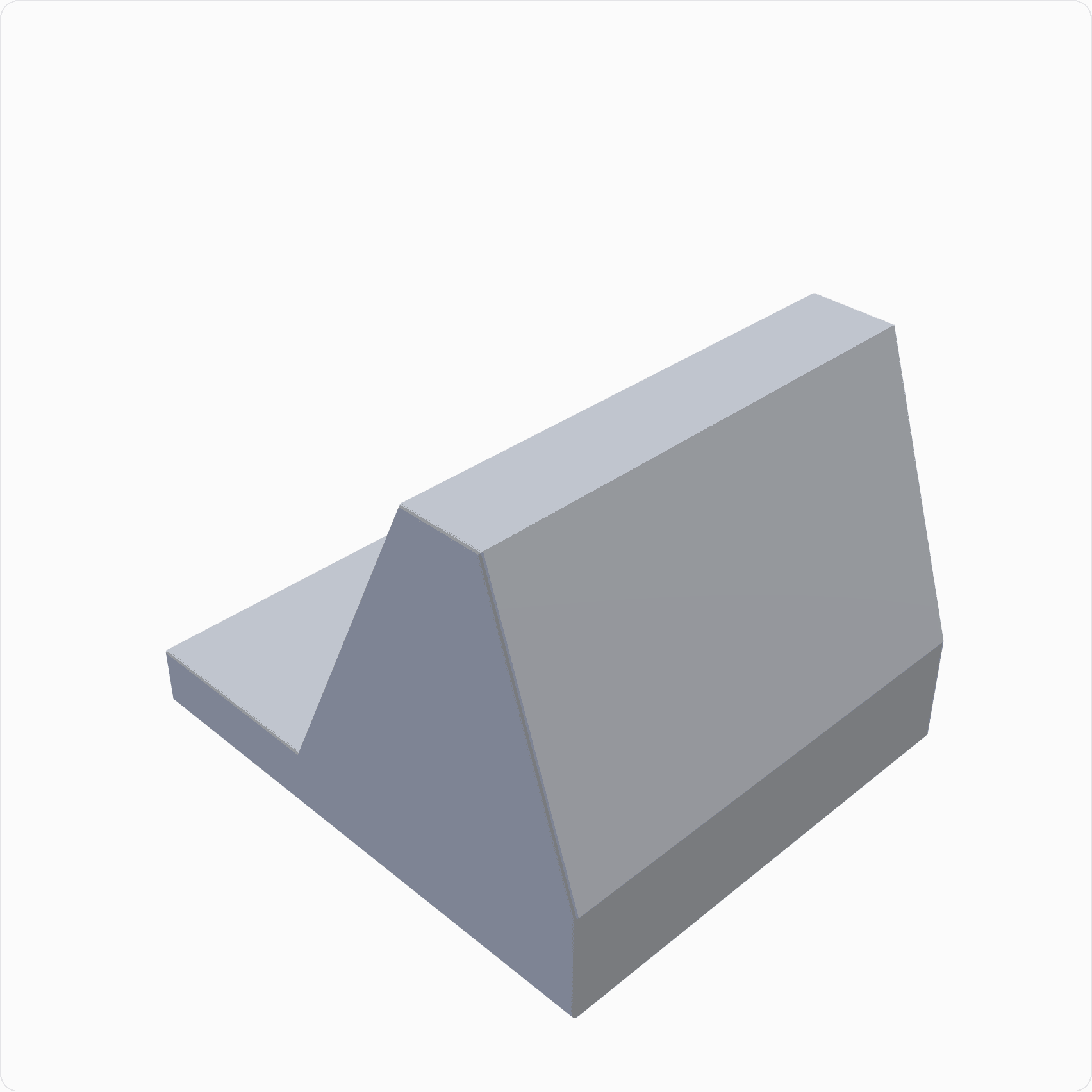 Phone stand, rendered