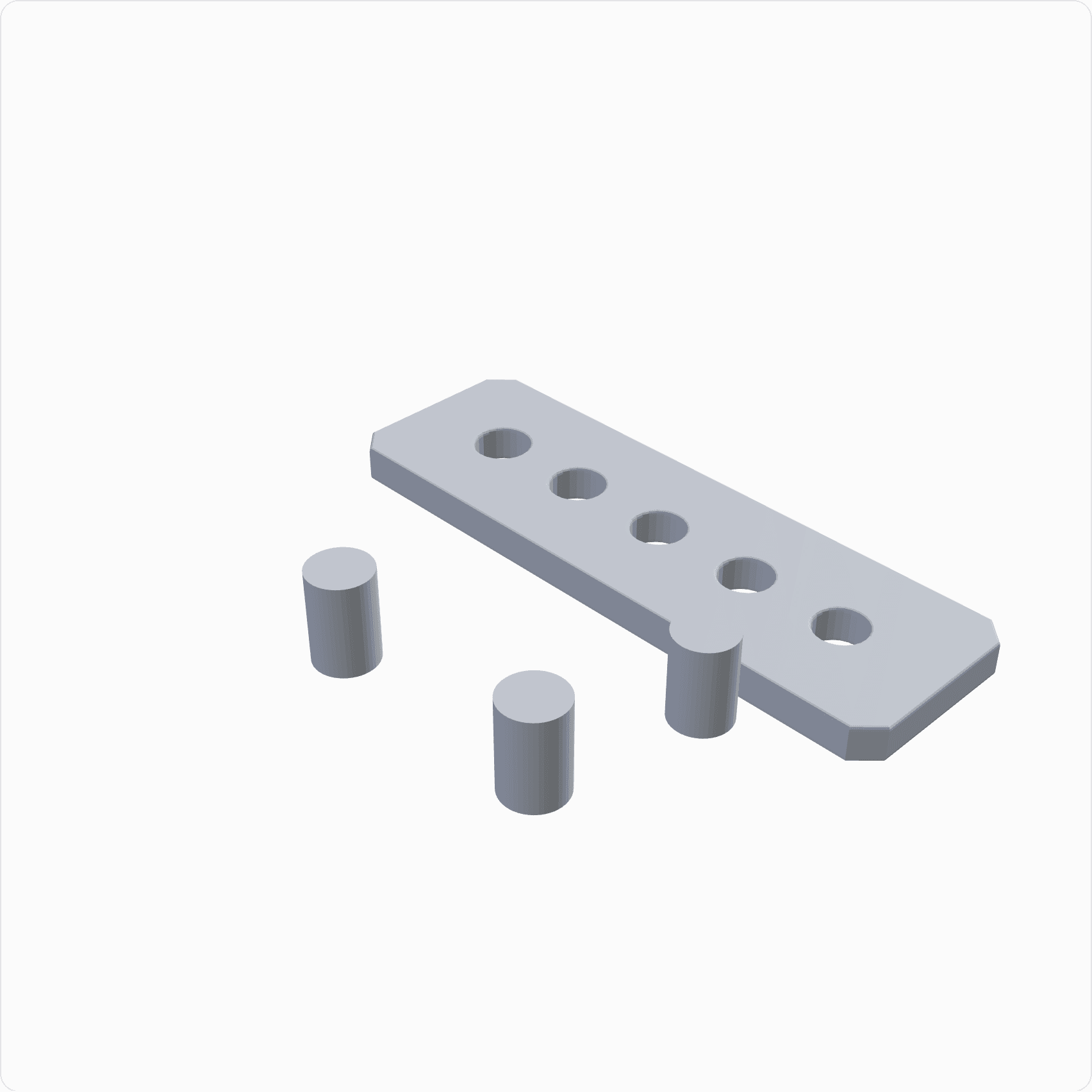 Tolerance gauge, rendered