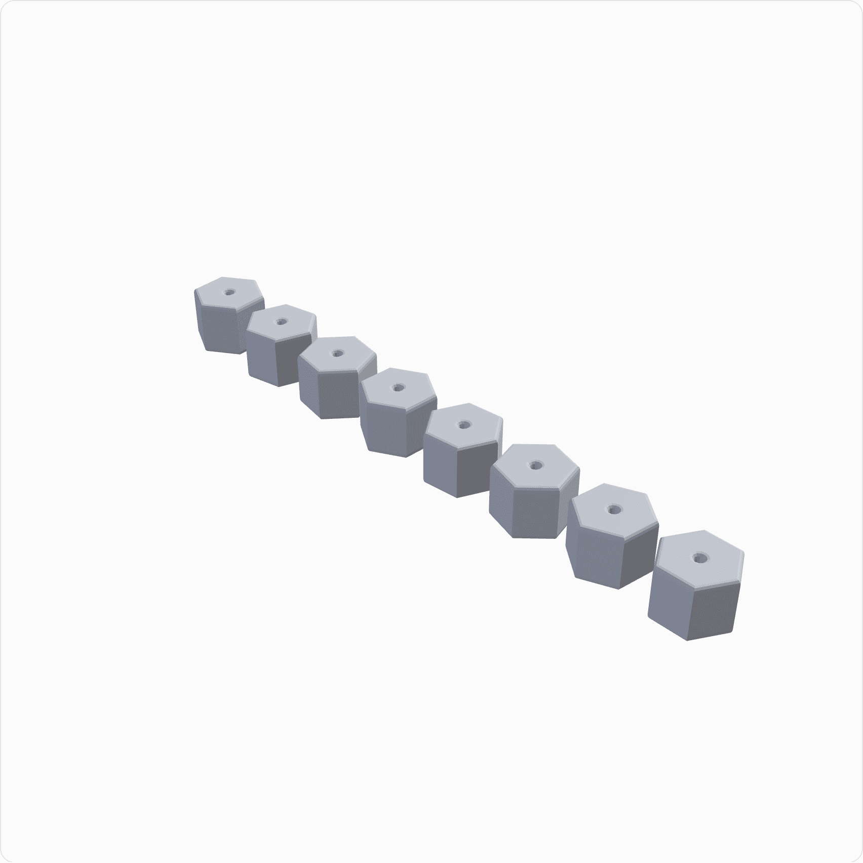 Bead set, rendered