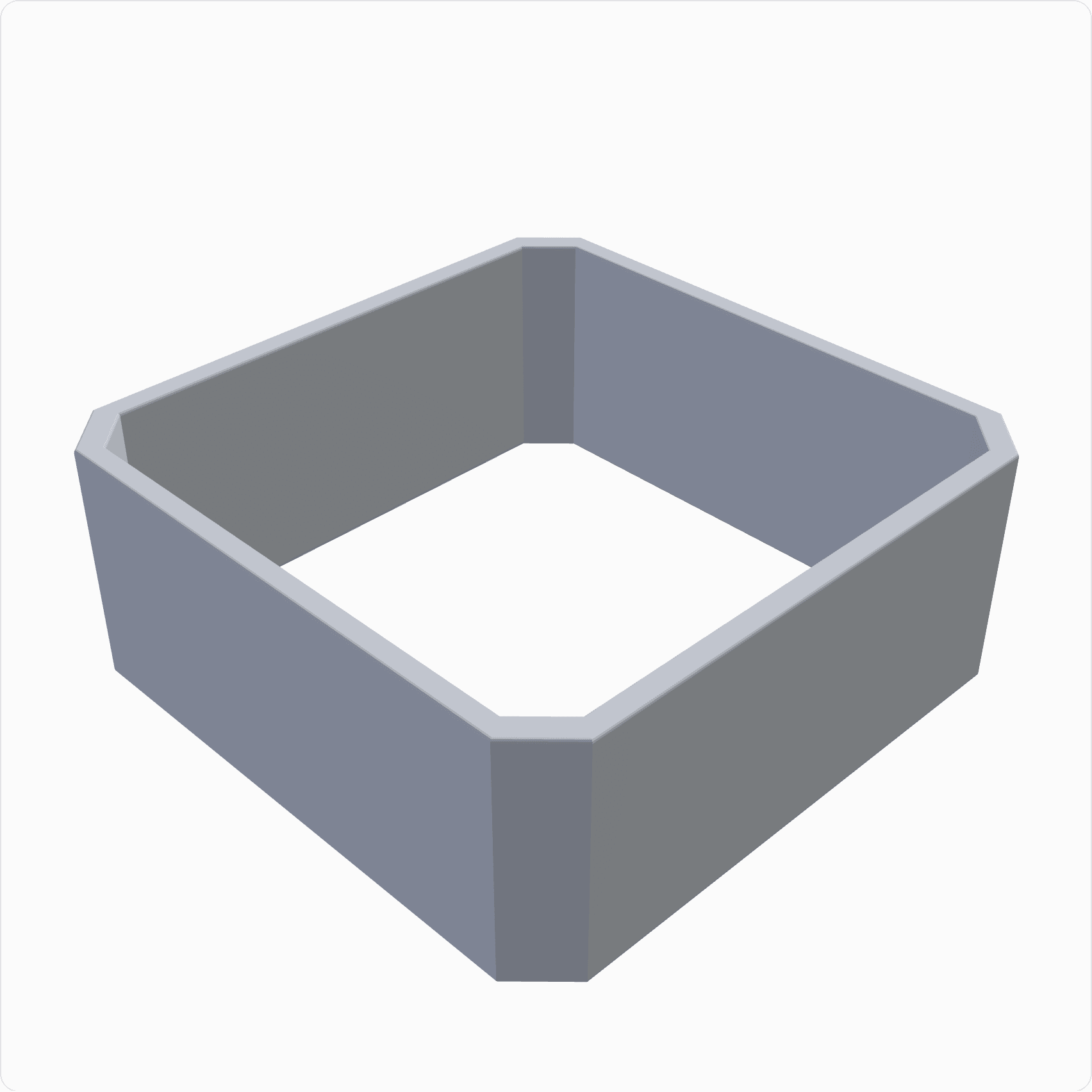 Monitor riser block, rendered